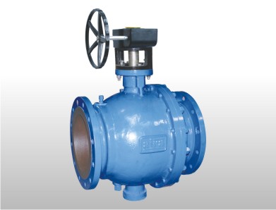 Gear Operated Trunnion Mounting 2 Way Ball Valve